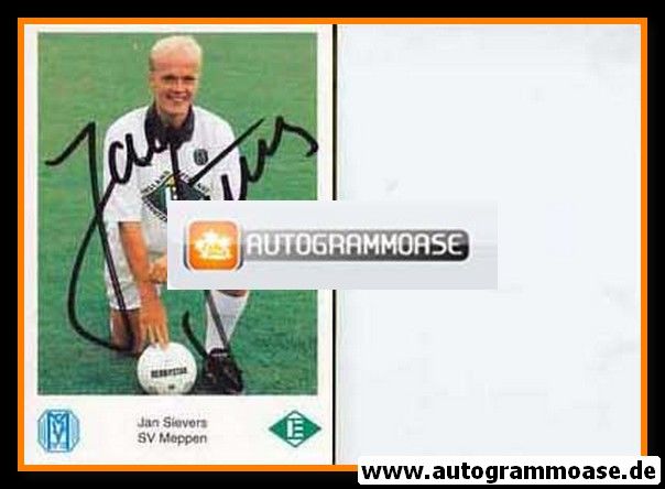 Autogramm Fussball | SV Meppen | 1993 | Jan SIEVERS