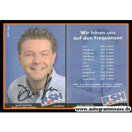 Autogramm Radio | R.SH | Dennis HOPPE | 2000er (Portrait blau)