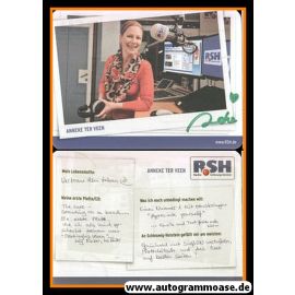 Autogramm Radio | R.SH | Anneke TER VEEN | 2010er (Portrait Color)