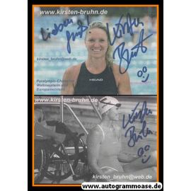 Autogramm Paralympics | Schwimmen | Kirsten BRUHN | 2000er (Portrait Color) 1