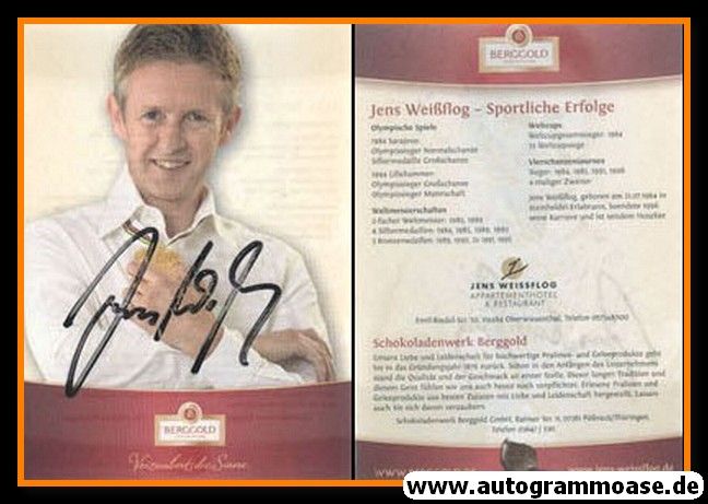 Autogramm Skispringen | Jens WEISSFLOG | 2000er (Berggold)