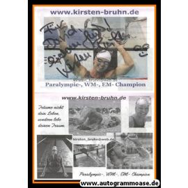 Autogramm Paralympics | Schwimmen | Kirsten BRUHN | 2000er (Portrait Color) 2