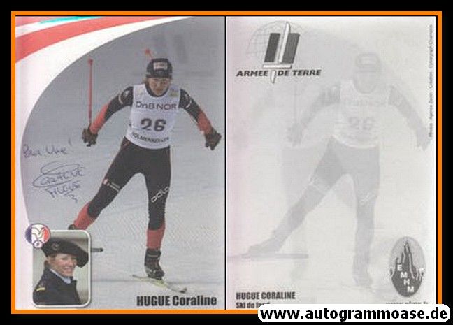 Autogramm Langlauf | Coraline HUGUE | 2000er (Portrait Color)