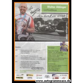 Autogramm Paralympics | Radsport | Walter ABLINGER | 2012 (Collage)