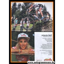 Autogrammkarte Radsport | Jolanda NEFF | 2014 (Rennszene Color)