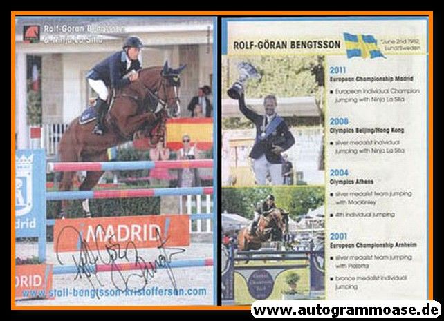 Autogramm Reiten | Rolf-Göran BENGTSSON | 2011 (Ninja La Silla)
