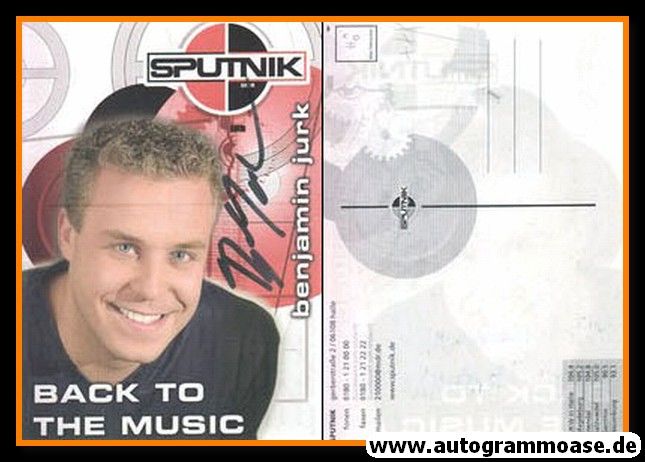 Autogramm Radio | Sputnik | Benjamin JURK | 2010er (Portrait Color)