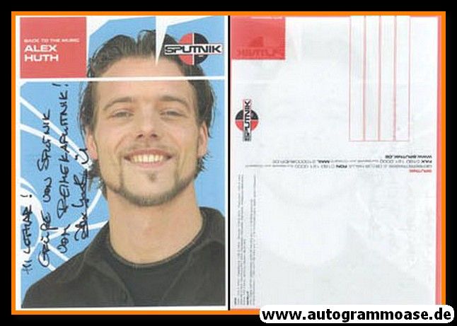 Autogramm Radio | Sputnik | Alex HUTH | 2010er (Portrait Color)