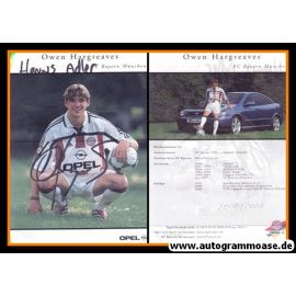 Autogramm Fussball | FC Bayern München | 2000 | Owen HARGREAVES