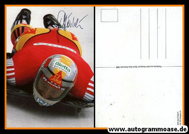 Autogramm Rodeln | XXX Schweiz | 2008 (Rennszene Color)