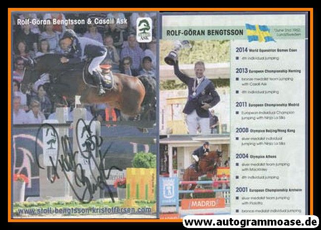 Autogramm Reiten | Rolf-Göran BENGTSSON | 2014 (Casall Ask)