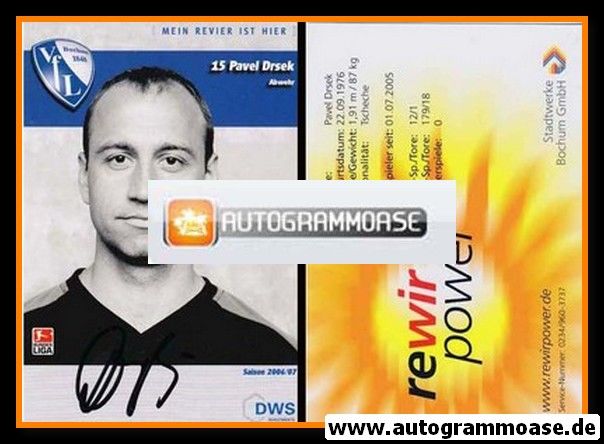 Autogramm Fussball | VfL Bochum | 2006 | Pavel DRSEK