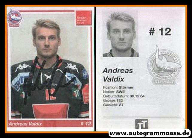 Autogramm Eishockey | HC Innsbruck | 2014 | Andreas VALDIX