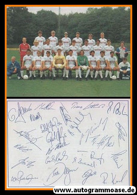 Mannschaftskarte Fussball | 1. FC Köln | 1987 (Klappkarte)