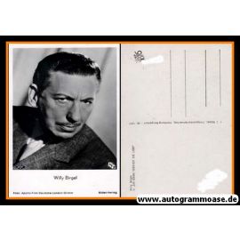 Filmpostkarte | Willy BIRGEL | 1954 "Ein Mann Vergisst Die Liebe" Rüdel