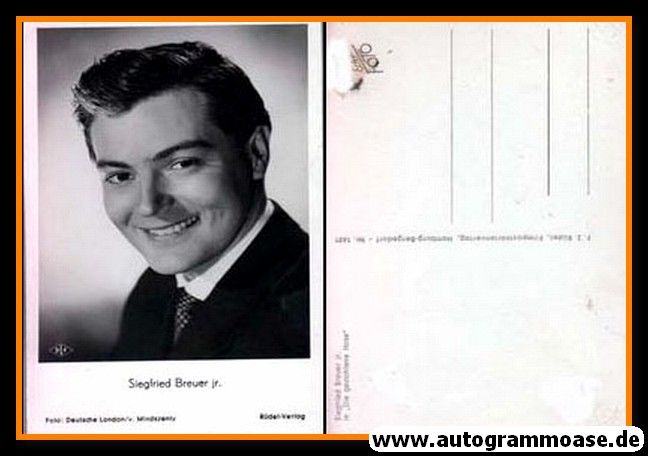 Filmpostkarte | Siegfried BREUER jr. | 1954 "Die Gestohlene Hose" Rüdel