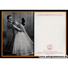 Filmpostkarte | Lieselotte KÖSTER + Jockel STAHL | 1957 "Tanz In Der Galerie" DEFA