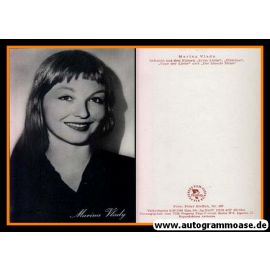 Filmpostkarte (Frankreich) | Marina VLADY | 1950er (Portrait SW VEB)
