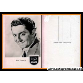 AK Schlager | Vico TORRIANI | 1950er (Portrait SW) Decca 2