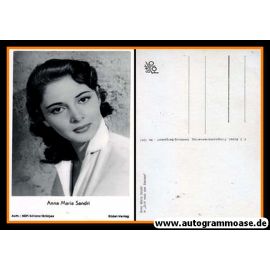 Filmpostkarte (Italien) | Anna Maria SANDRI | 1955 "Griff Nach Den Sternen" (Rüdel)
