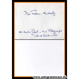 Autograph Komponist | Ilse FROMM-MICHAELS | 1970er (Brief)