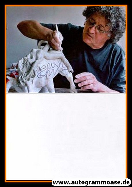 Autogramm Kunst | Bruno BRUNI | 2000er Foto (Portrait Color)