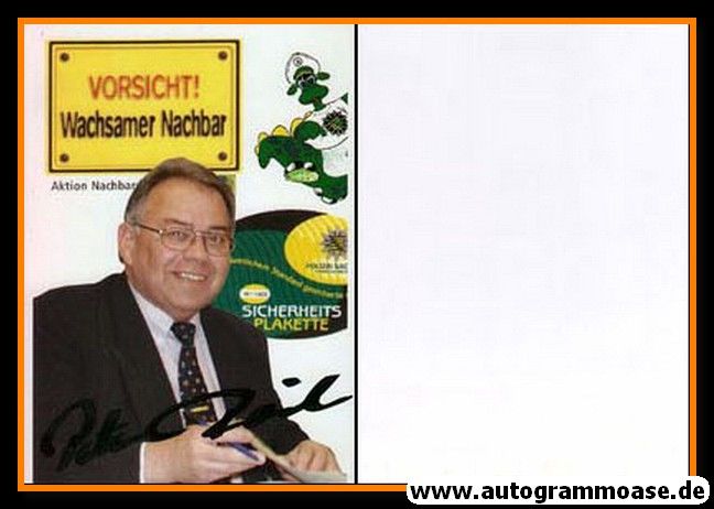 Autograph Wissenschaft | Peter RAISCH | 2000er Foto (LKA Sachsen)