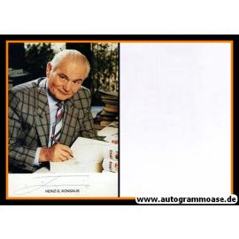 Autogramm Literatur | Heinz G. KONSALIK | 1980er (Portrait Color)