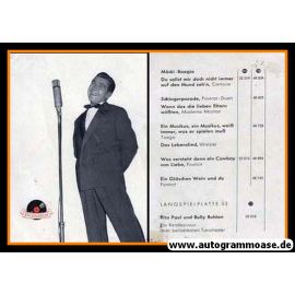 AK Schlager | Bully BUHLAN | 1950er (Portrait SW) Polydor