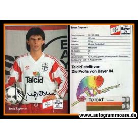Autogramm Fussball | Bayer Leverkusen | 1991-2 | Ioan LUPESCU