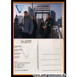 Autogrammkarte Rock | VAN GAMM | 2000er (Portrait Color)