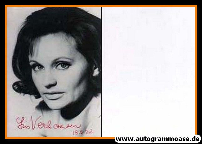Autogramm Schauspieler | Lis VERHOEVEN | 1960er (Portrait SW)