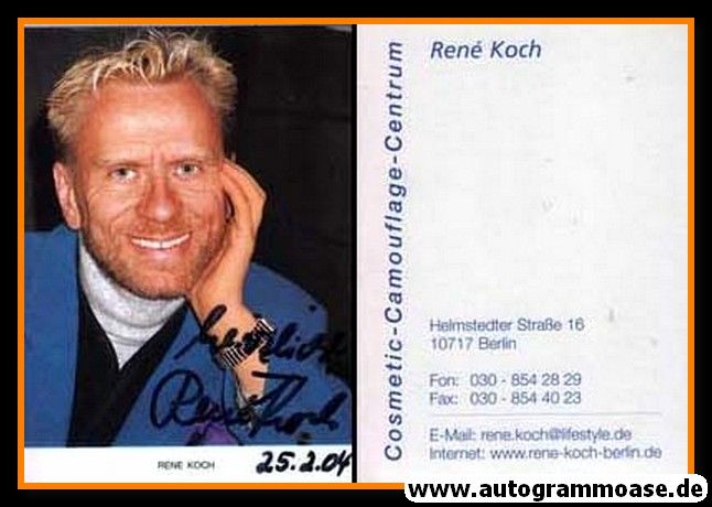 Autogramm Celebrity | Rene KOCH | 2000er (Portrait Color) 1