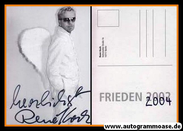 Autogramm Celebrity | Rene KOCH | 2000er (Portrait SW)