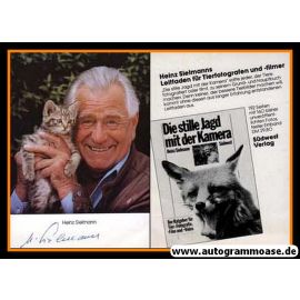 Autogramm Wissenschaft | Heinz SIELMANN | 1985 "Die Stille Jagd"