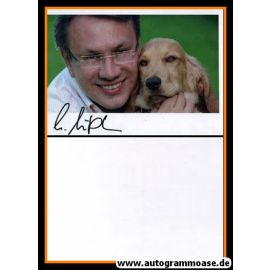 Autogramm Politik | CSU | Georg NÜSSLEIN | 2010er Foto (Portrait Color mit Hund)