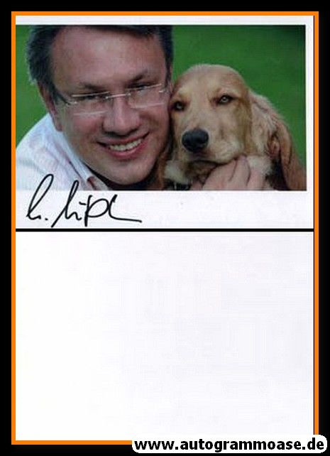 Autogramm Politik | CSU | Georg NÜSSLEIN | 2010er Foto (Portrait Color mit Hund)