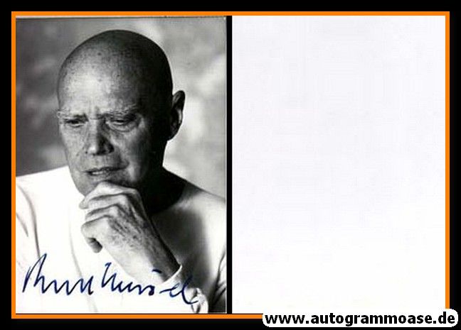 Autogramm Schauspieler | Kurt MEISEL | 1980er Foto (Portrait SW)