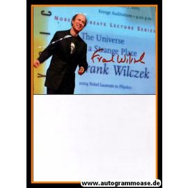 Autogramm Wissenschaft | Frank WILCZEK | 2004 Foto (Nobelpreis Physik)