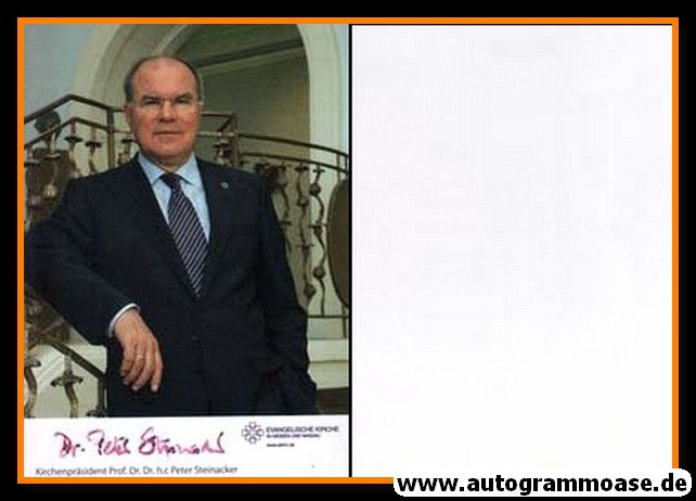 Autogramm Religion | Peter STEINACKER | 2000er (Portrait Color) EV Kirchenpräsident