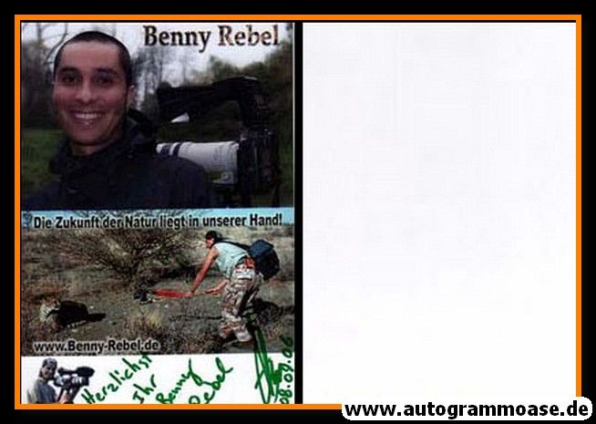 Autogramm Fotografie | Benny REBEL | 2000er Foto (Fotografie)