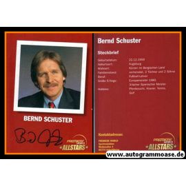 Autogramm Fussball / TV | 2000er | Bernd SCHUSTER (Portrait Color) Premiere 2