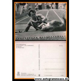 AK Weitsprung | Frank WARTENBERG | 1976 (Sprungszene SW) OS-Bronze