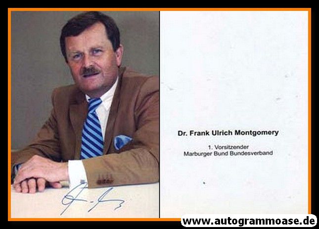Autogramm Wirtschaft | Frank Ulrich MONTGOMERY | 2000er (Portrait Color) 