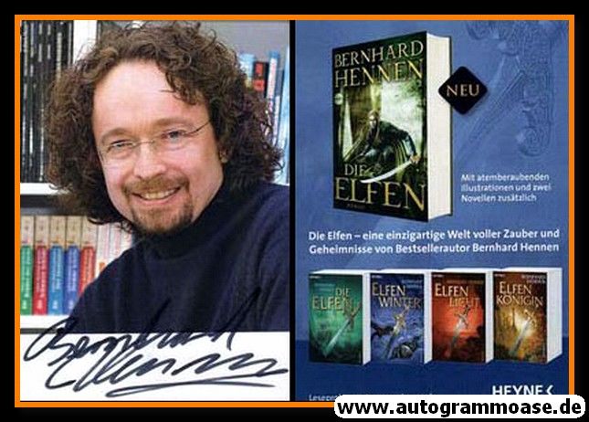 Autogramm Literatur | Bernhard HENNEN | 2000er "Die Elfen"