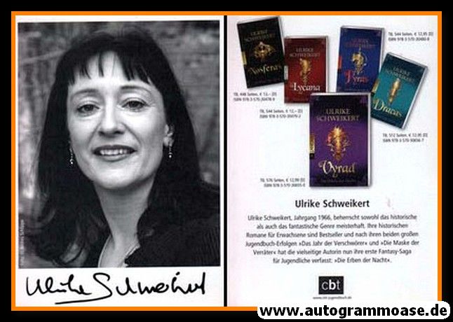 Autogramm Literatur | Ulrike SCHWEIKERT | 2011 "Vyrad"