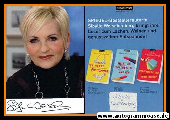 Autogramm Literatur | Sibylle WEISCHENBERG | 2000er (Portrait Color) Blanvalet