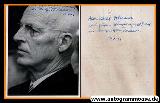 Autogramm Literatur | Manfred HAUSMANN | 1970er (Portrait SW)