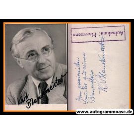 Autogramm Regisseur | Karl BLANCKMEISTER | 1970er (Portrait SW)