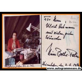 Autogramm Drehbuchautor | Heinz BOTHE-PELZER | 1970er Foto (Portrait Color)